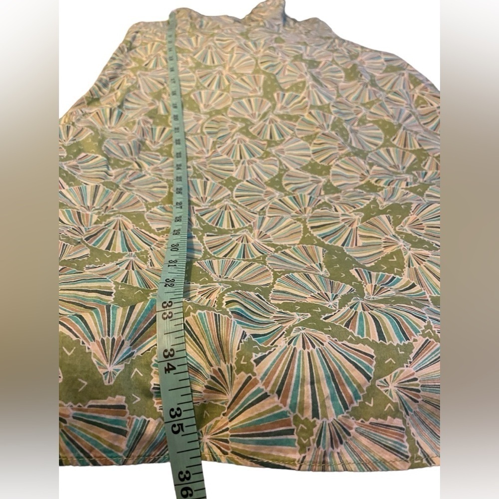 J.Crew Fan print spaghetti strap dress size 8 - Picture 5 of 6